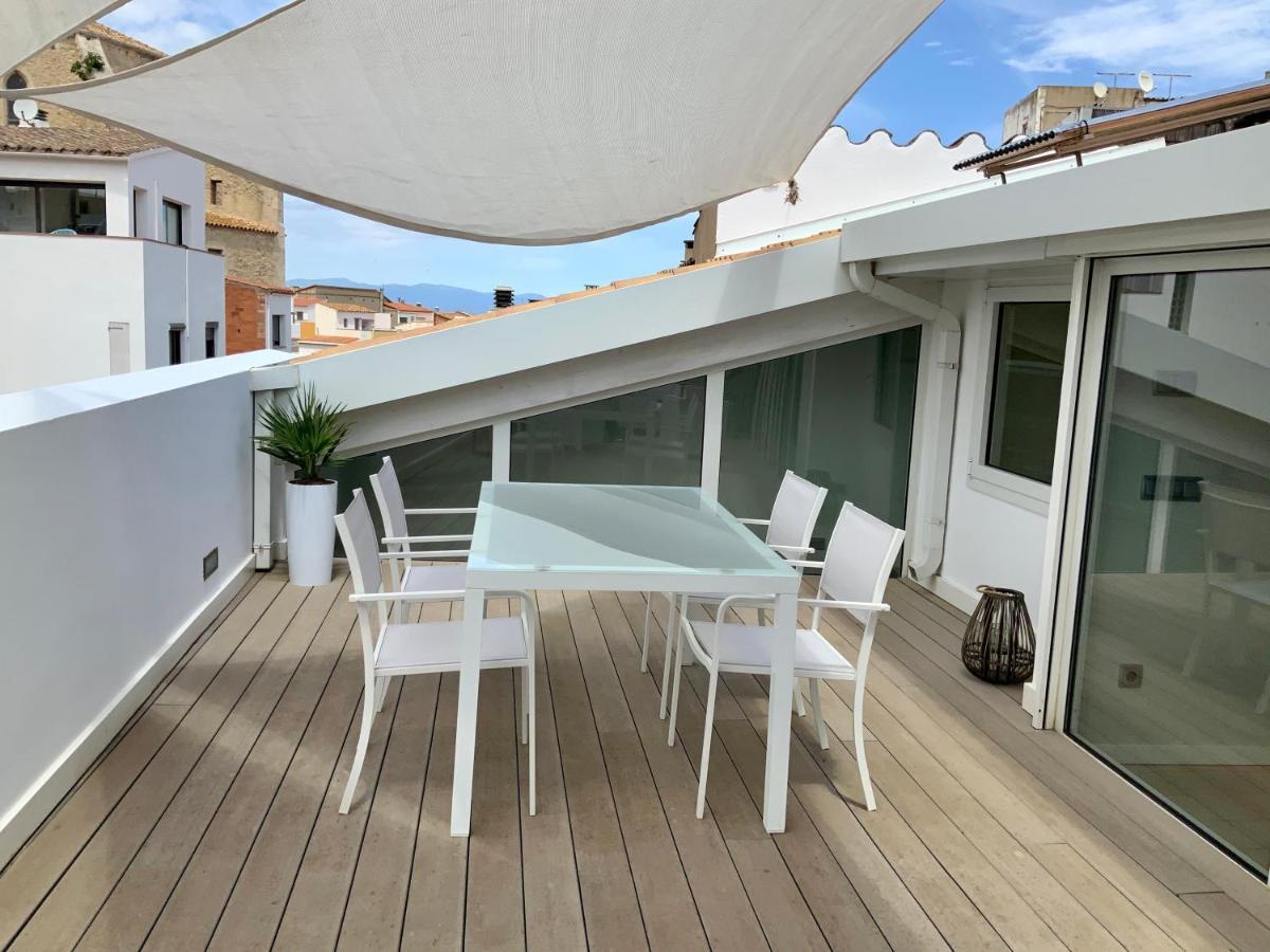 Duplex Can Quim, Terrace Boutique Apartment L' Escala Bagian luar foto